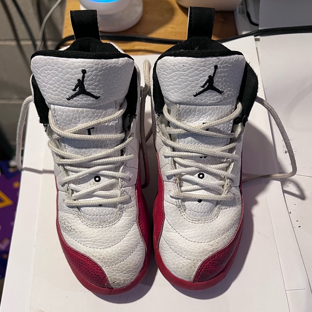 Nike Air Jordan 12 Retro "Cherry" in a toddler size. Sz 12C
